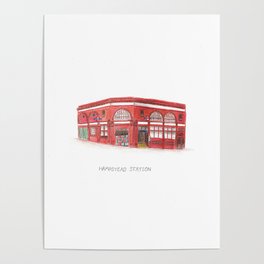 Hampstead station - Hampstead project Poster