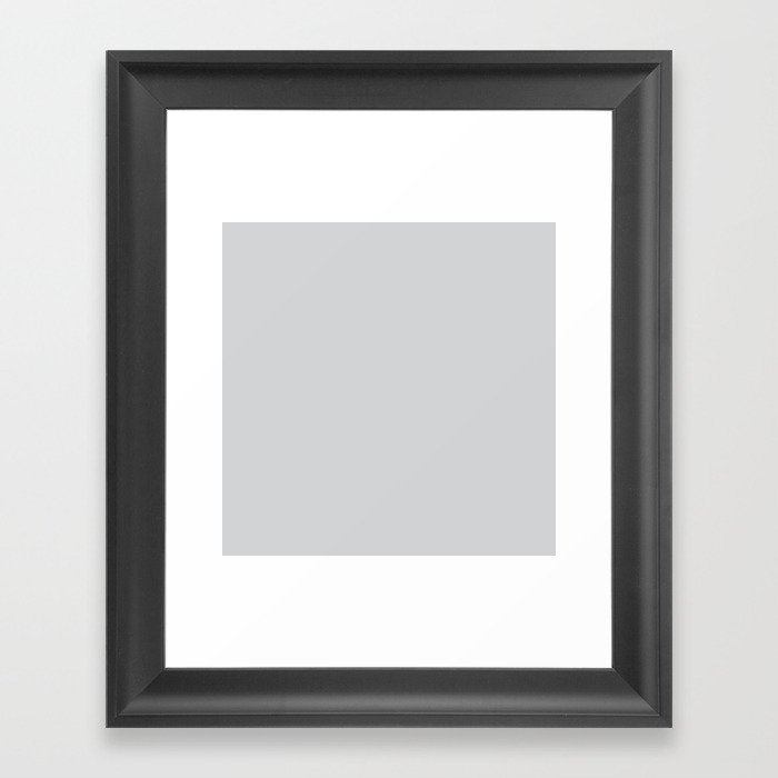 Discoball Gray Framed Art Print