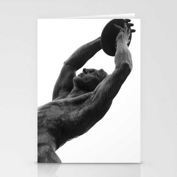 Olympic Discus Thrower Statue #4 #wall #art #society6 Stationery Cards