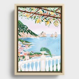 Capri, Italy Framed Canvas