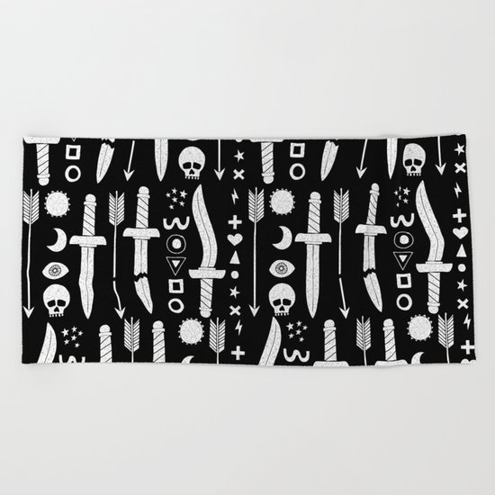 DUNGEON WEAPONS Beach Towel