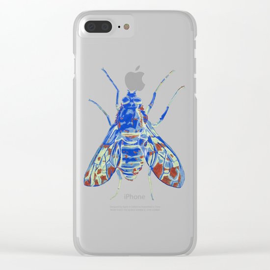 Tiger Bee Fly 2 Clear iPhone Case