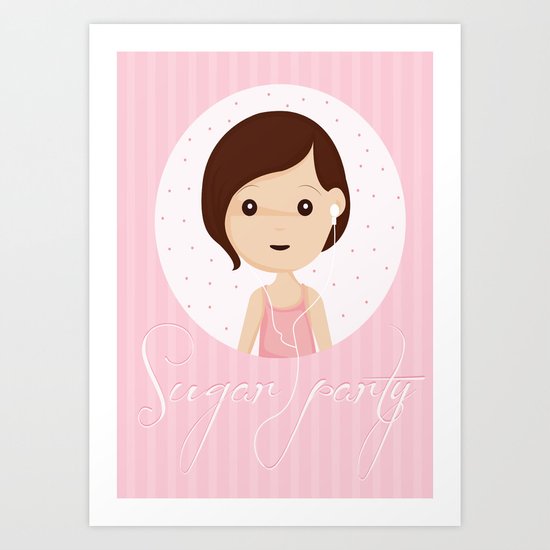 Sugarparty Art Print