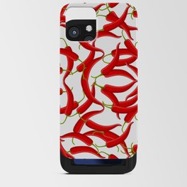 Peperoncino pattern, idea regalo divertente, piccantino Italia iPhone Card Case