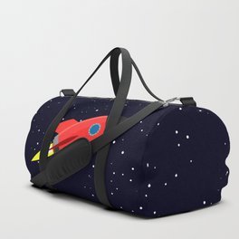 Rocket in space Duffle Bag