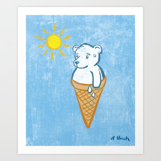 Icebear Art Print