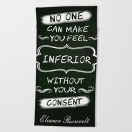 Motivational Quotes Beach Towels Society6