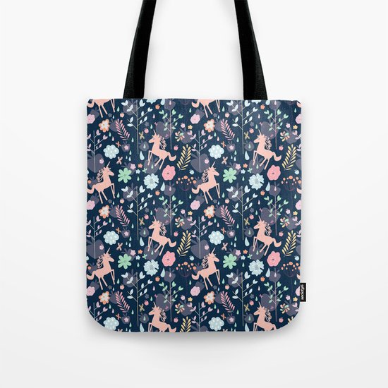 Unicorns in Hesperides Tote Bag