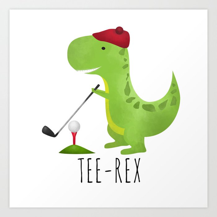 Tee-Rex Art Print