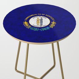 Flag of Kentucky US State Flags Banner Colors of KY Standard Side Table