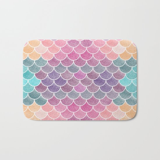 Lovely Pattern (Glitter Version) Bath Mat