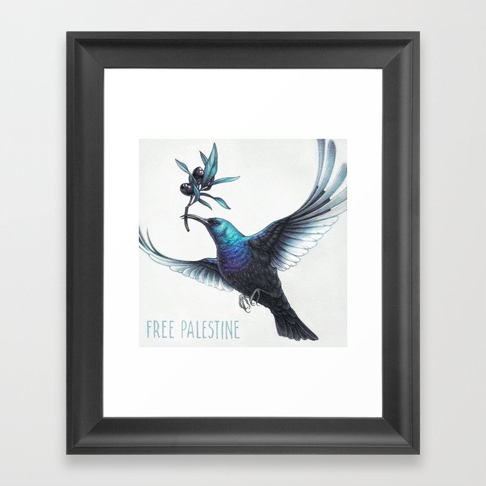 Palestinian Sunbird Framed Art Print