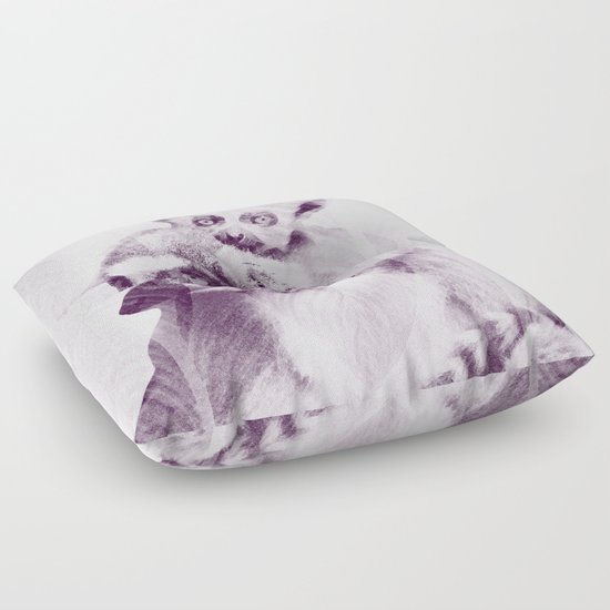 Happy Mother s Day - Lemur - maki catta Floor Pillow by Paivi Vikstrom Society6