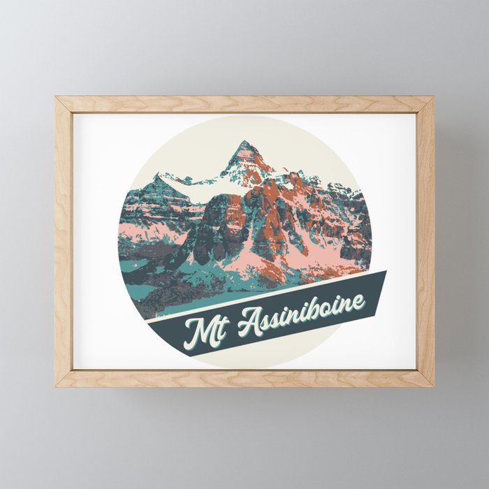 mt round ass Framed Mini Art Print