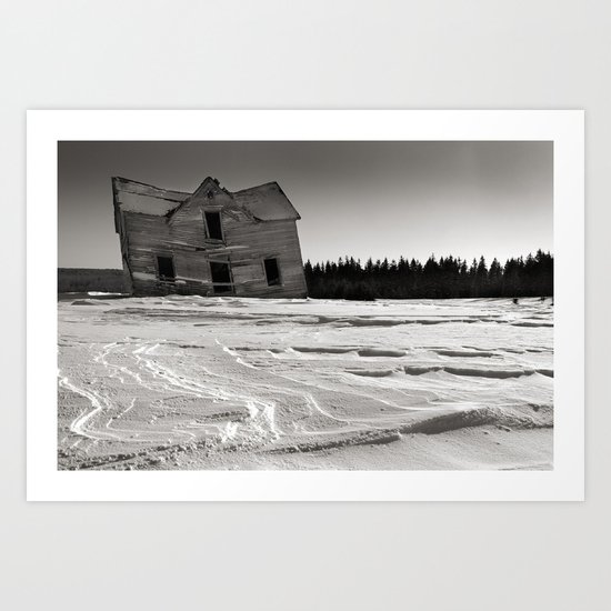 Adrift in Winter Art Print