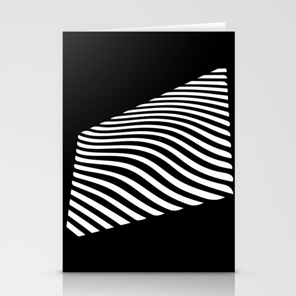 Waves Lines In The Horizon Stationery Cards