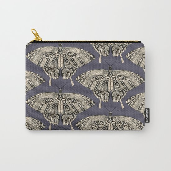 swallowtail butterfly dusk black Carry-All Pouch