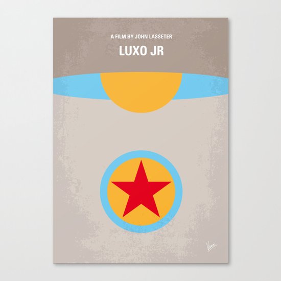 No171 My LUXO JR minimal movie poster Canvas Print