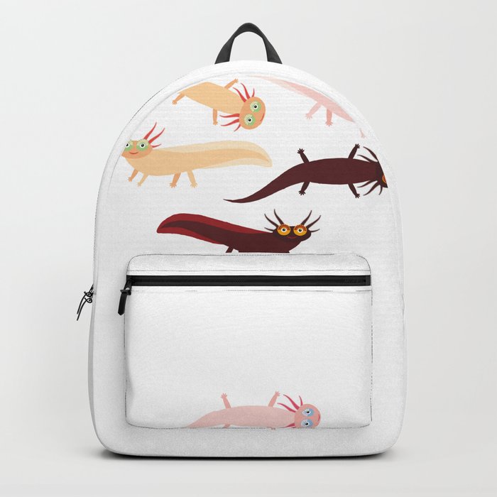 orange pink backpack