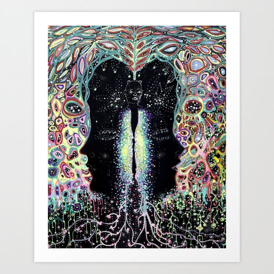Sliced Art Print