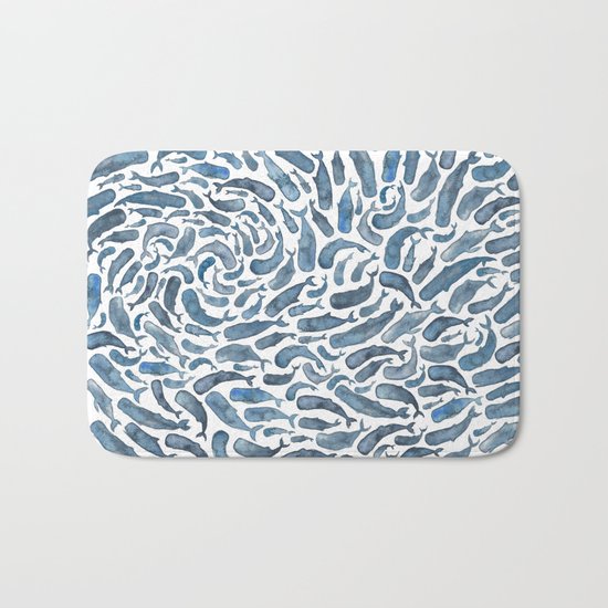 Whale, Sperm Whale Bath Mat