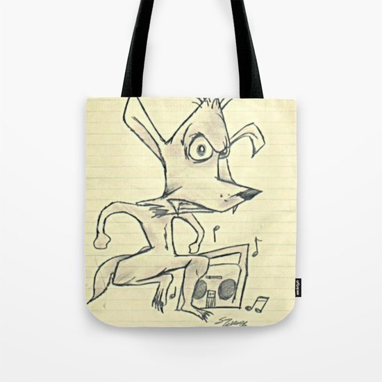 Skanking Wolf Tote Bag