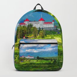 Mount Washington Hotel and Summit in Bretton Woods New Hampshire Backpack