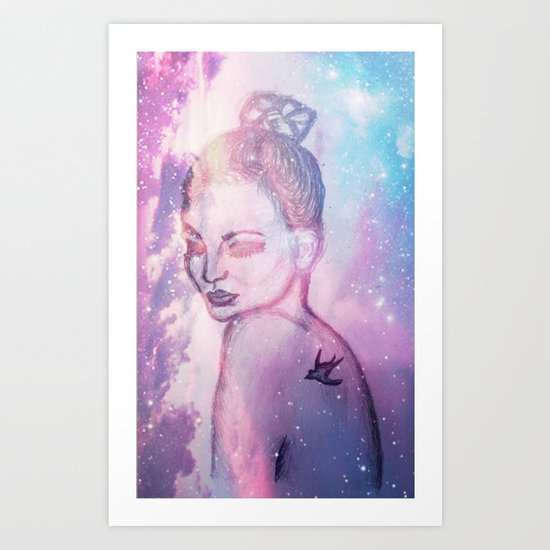 Secret Stars Art Print By Samparigi Society6 Star of the new terminator genisys and game of thrones, emilia clarke chats about working with arnie, filming. secret stars art print by samparigi