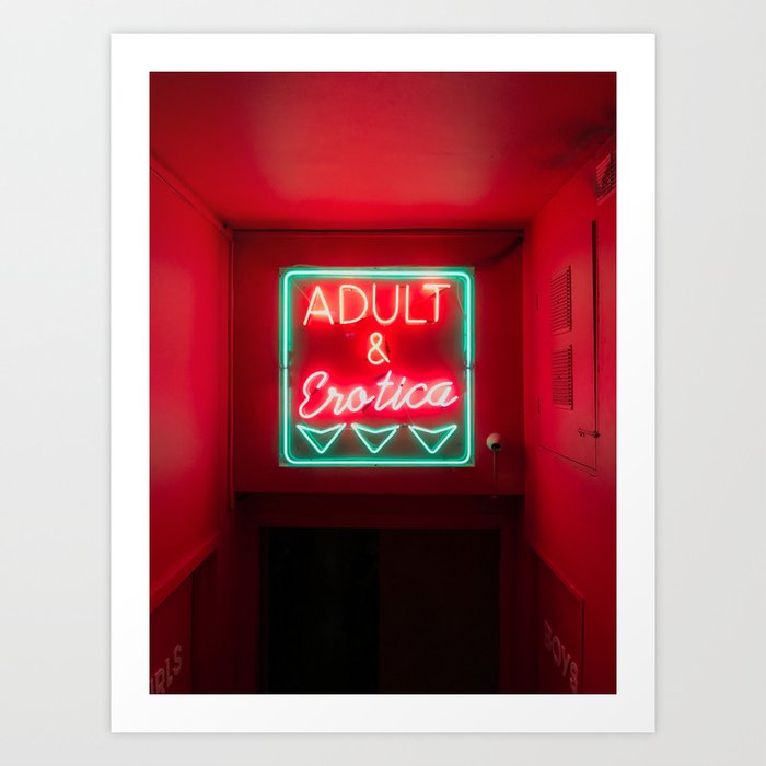 Neon Love Art Print