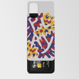PLAY Slogan | Hand Lettered Text Design in Primary Colors Android Card Case