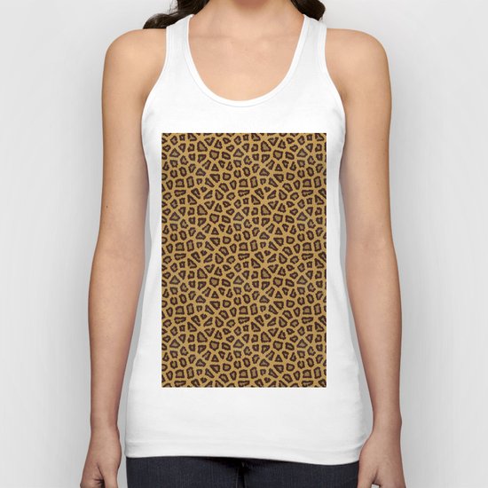 Leopard Skin Fur Pattern Unisex Tank Top