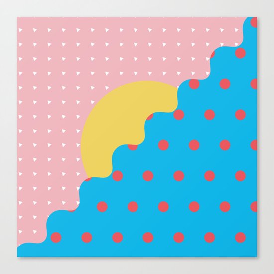 Memphis Style N°6 Canvas Print