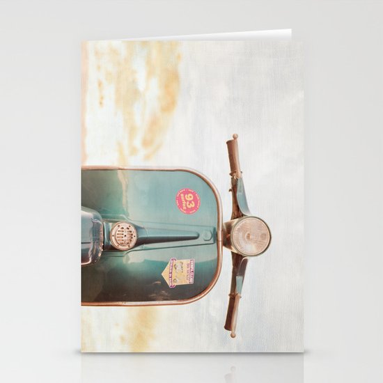 The Blue Vespa Stationery Cards
