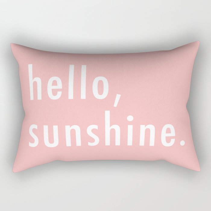 Hello Sunshine Rectangular Pillow