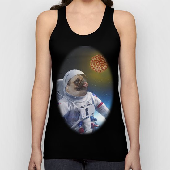 Pugernaut - Pug in Space Unisex Tank Top
