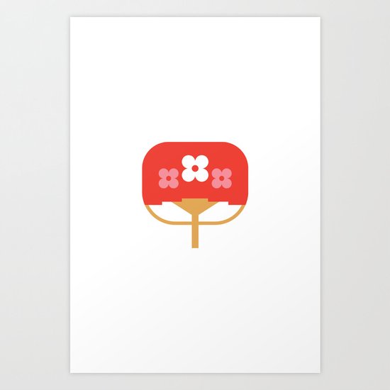 Japan Fan Art Print
