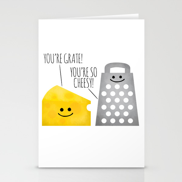 Cheesy Couple Stationery Cards By A Little Leafy Society6