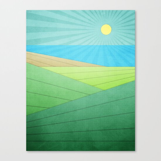 I Can See The Beach Canvas Print