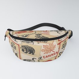 Canadian Wildlife Road Trip Fanny Pack