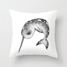 Narwhal Throw Pillow