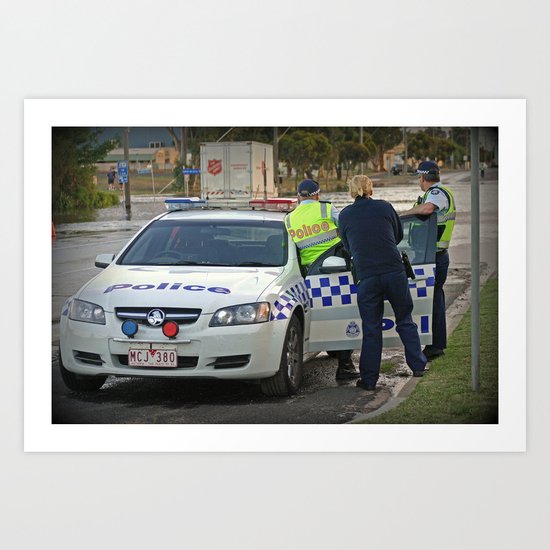 Didn't we just say no Entry? Art Print