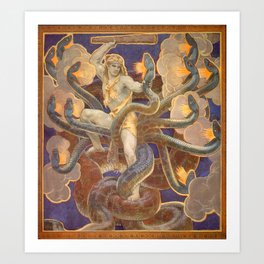 John Singer Sargent - Hercules and the Hydra Art Print