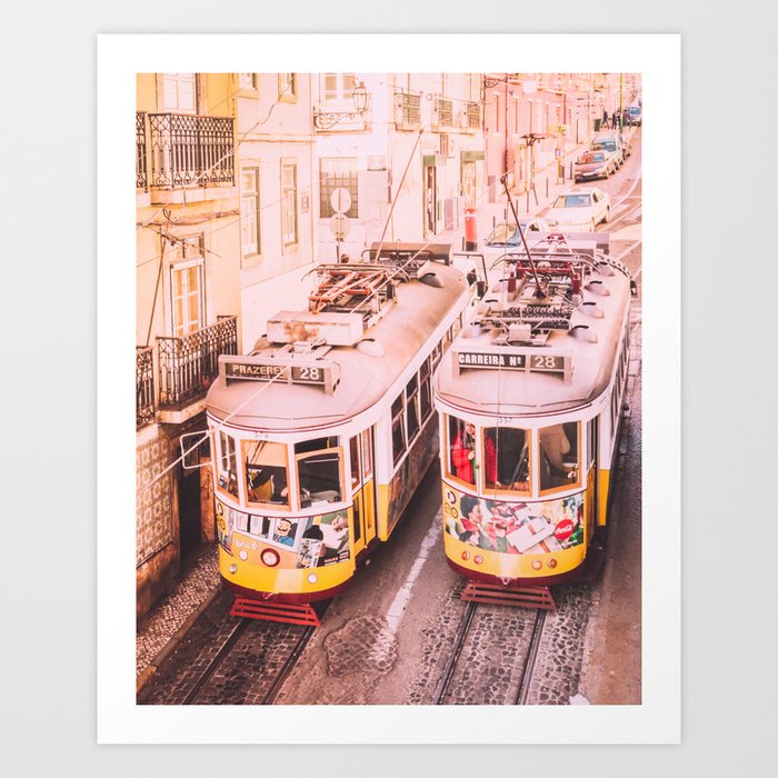 Lisbon Tram 28 Fine Art Print Art Print