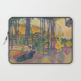 The Evening Air by Henri-Edmond Cross (1893) Laptop Sleeve