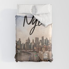 NYC Skyline Photography Comforter
