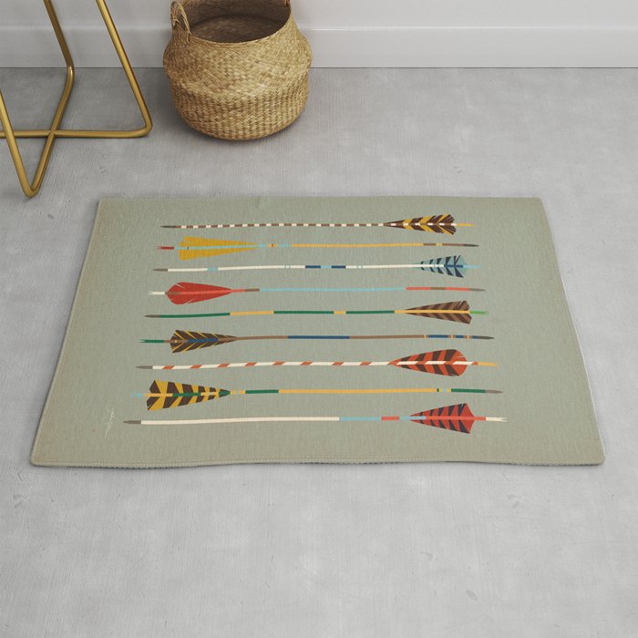 Vintage Arrows Rug by Jackie Sullivan Society6
