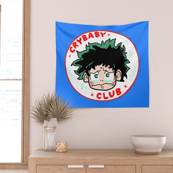 Crybaby Deku Wall Tapestry by MollyMadeDesign Society6
