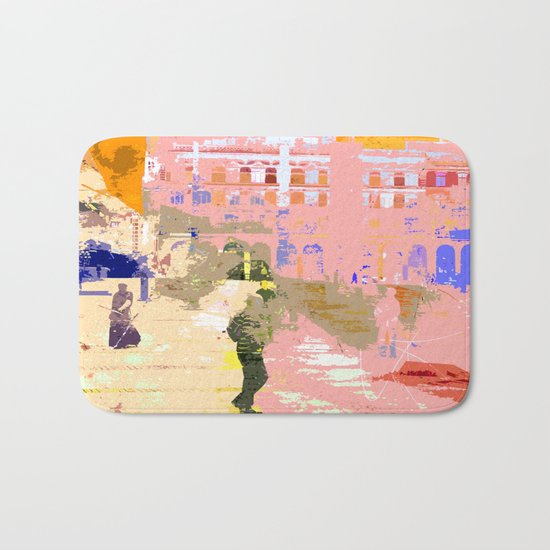 Town Hall Square Bath Mat