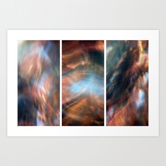 Pull Me Under - Triptych Art Print