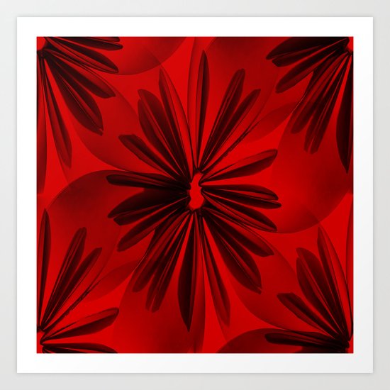 Christmas Red Art Print